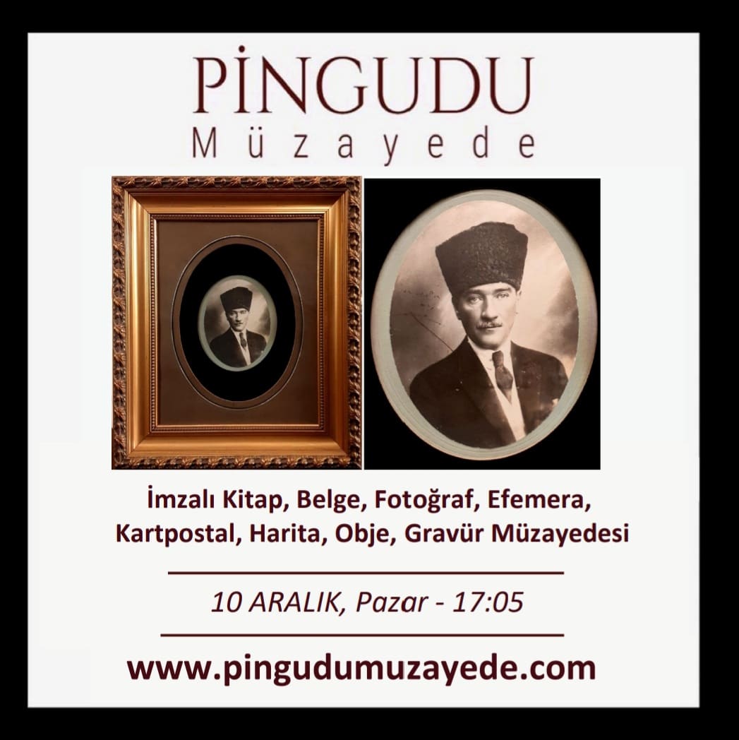 ÖZEL KARMA ESERLER MÜZAYEDESİ
10 Aralık Pazar - 17:05
pingudumuzayede.com