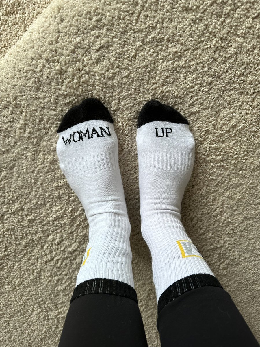 My favorite @WIMSummit GreenCloud Apparel socks keeping me warm & cozy during the chilly virtual interview season here in the Midwest #WIMS #obgynmatch #WomanUp  🧦❄️