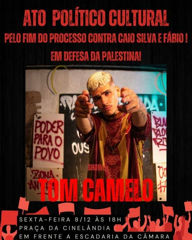 CEBRASPO1's tweet photo. ATRAÇÕES CONFIRMADAS NO ATO POLÍTICO CULTURAL PELO FIM DO PROCESSO CONTRA CAIO E FÁBIO https://t.co/zY7XK7dV7t