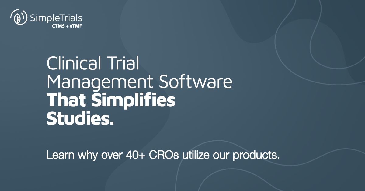 Unlocking Efficiency and Savings: SimpleTrials CTMS - Your Affordable, Intuitive, and Fully Configurable Solution. Over 40+ CROs trust us for Clinical Trial Management without unnecessary fees or complexity. Learn more @ buff.ly/3Tiz6pz #SimpleTrials #CTMS
