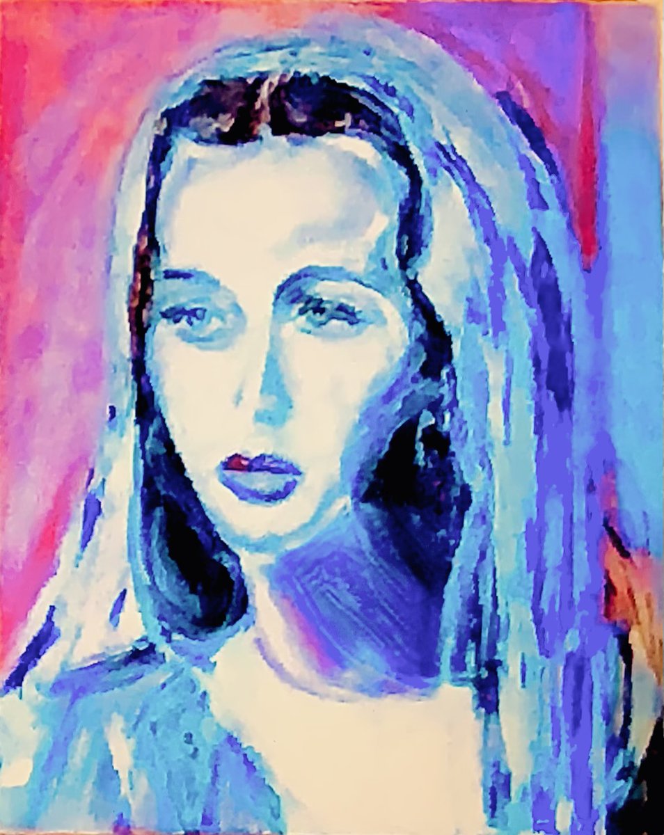 #HedyLamarr  ~ #Actress #Model #Brainiac #Painting #Acrylic ~ #Art ~ #18inx24in ~ #EastofEdenART