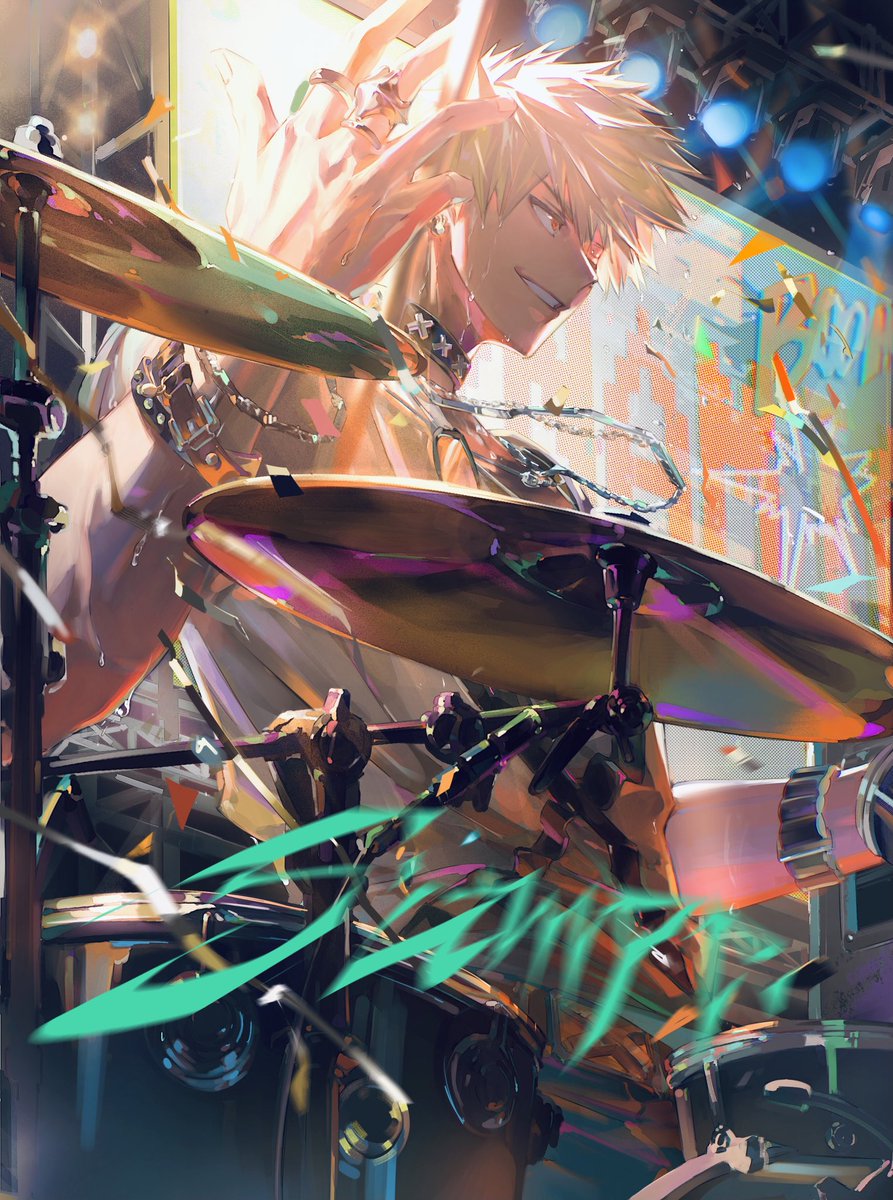 qoo14125285's tweet photo. #勝デク #ktdk #bkdk 🥁🎸🎤 https://t.co/7KTpVJwD3a