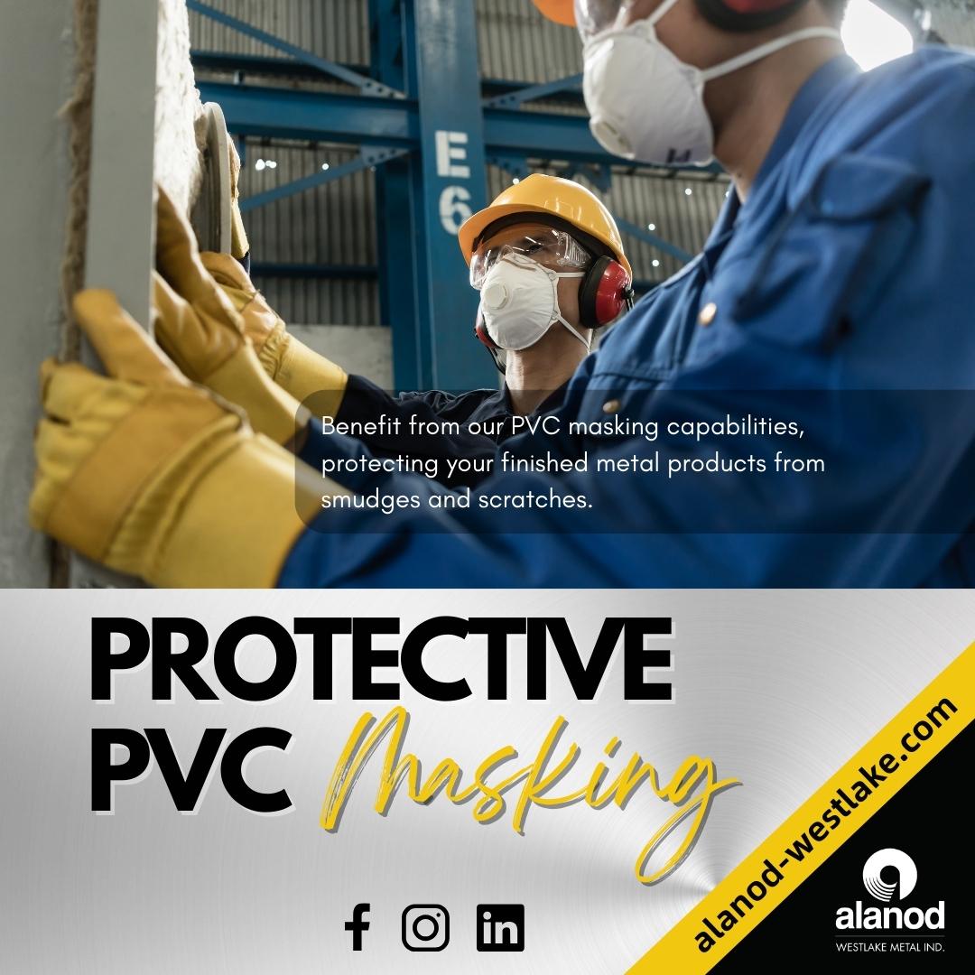 Benefit from our PVC masking capabilities, protecting your finished metal products from smudges and scratches. #PVCmasking #ProductProtection