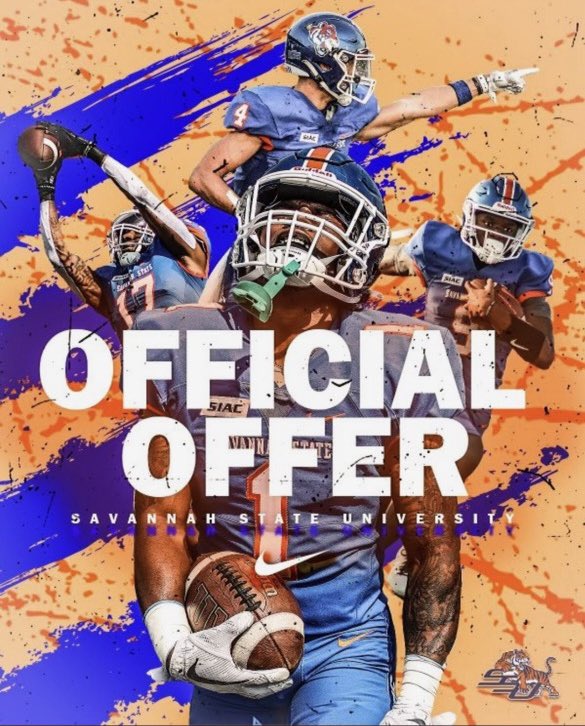 #AG2G Blessed to receive an offer from Savannah State University <a href="/SavannahStateFB/">Savannah State Football</a> <a href="/CoachPinkston24/">Coach Derry</a>