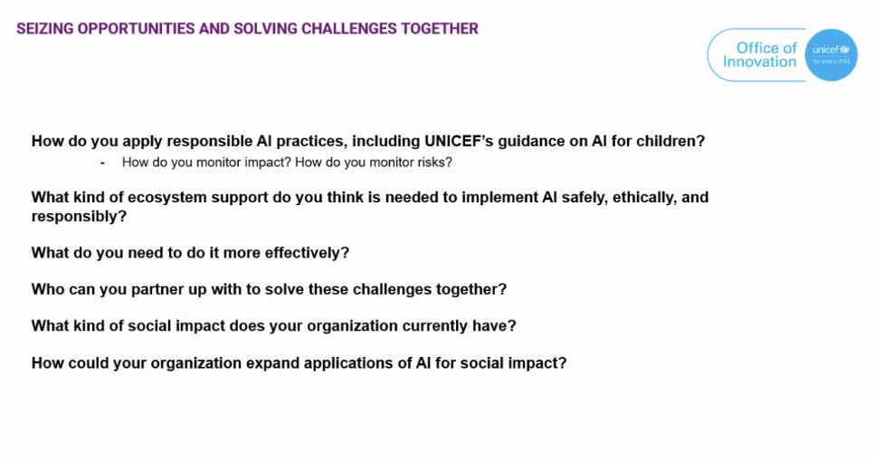 AgoraAbierta's tweet photo. Irina Mirkina de Unicef nos habla de la influencia de la IA en educación en relación con el impacto social con sus pros y sus contras: personalización pero inequidad... #AutonomousInnovationSummit https://t.co/CdeL77loXg
