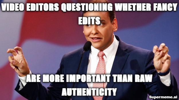 VideoBeehive's tweet photo. Is editing overrated? 😱 Let the sparks fly, Video Beehive! Are we putting too much emphasis on fancy cuts and effects, neglecting raw authenticity? Unleash your opinions and let the debate buzz! 🚀🎥 https://t.co/AqOG7Ap0Nr