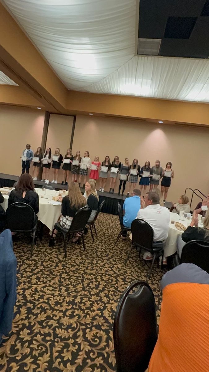 Jiana Pattetson, Jillian Botti and Sophia Fisher representing at the All section/All WPIAL banquet. Congratulations ladies. Congrats to Riley Kerr also who could not attend.