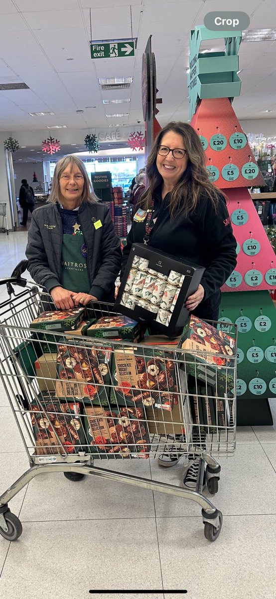 Thank you so much @waitrose #southend for your very kind donation of crackers and biscuits for our Folk Like Us Christmas Connect event #CommunityMatters @savs_southend @TNLComFund