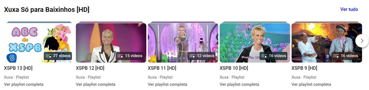 Ideia de date: assistir todos os XSPB em HD no canal da Xuxa no Youtube 💙 ➡️ youtube.com/@Xuxa