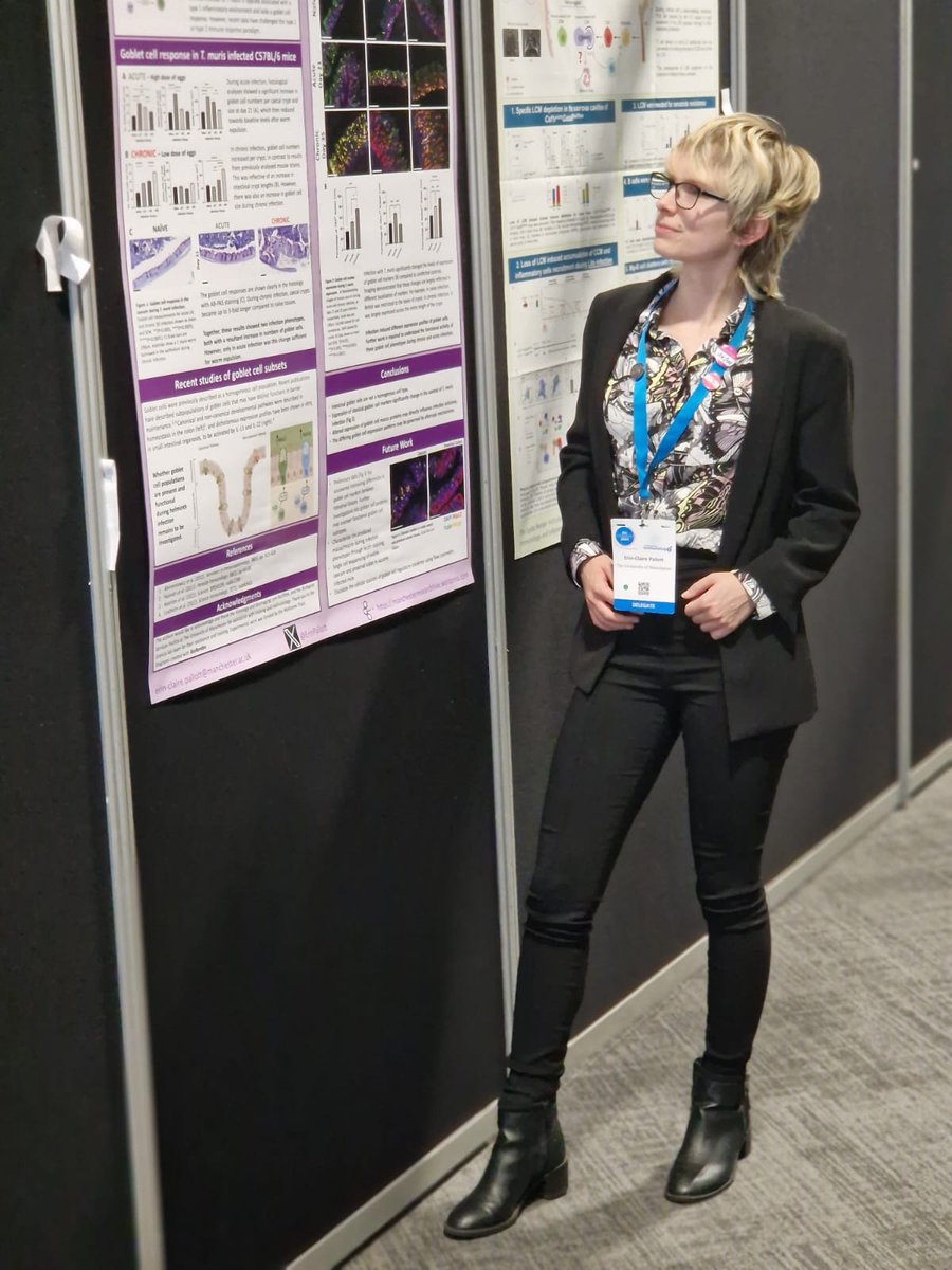 I'm here, at poster 136, ready to tell you about goblet cells (the best cell type), mucus (the best secretion), and helminths (the best pathogens).
You're also welcome to come argue about any of the above claims.
#bsi23 #beckeratthebsi