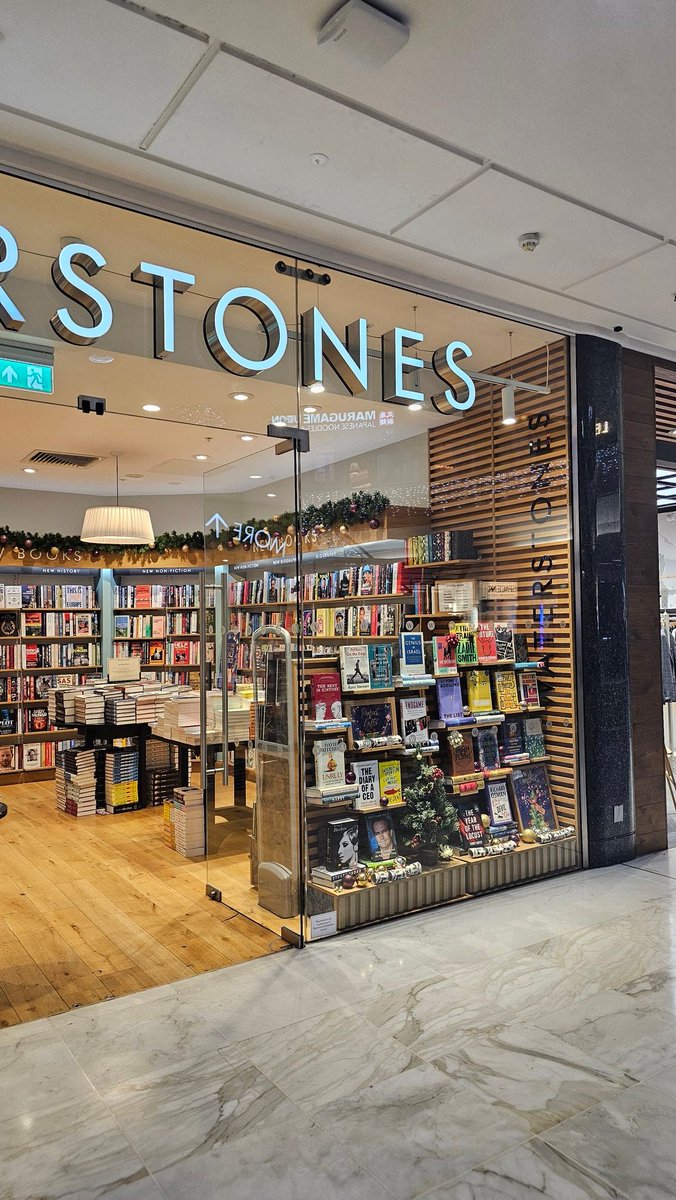 With over 15000 murdered in Is*ael's genocidal ethnic cleansing of G*za, when children are pulled from the rubble and schools, hospitals, refugee camps and homes are indiscriminately destroyed, <a href="/Waterstones/">Waterstones</a> defend genocide by propping the murderous regime in their front window.