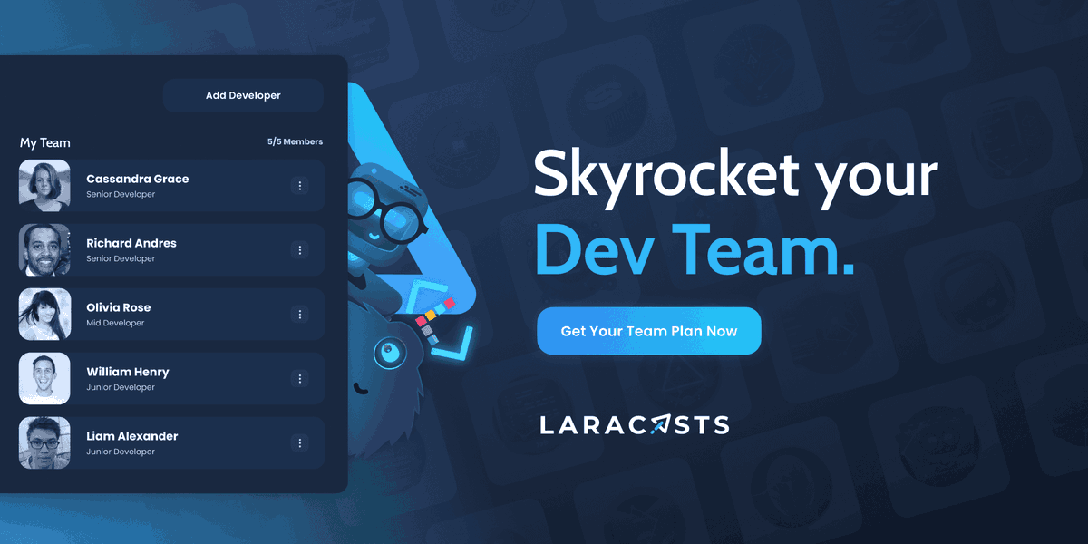 Laracasts tweet media