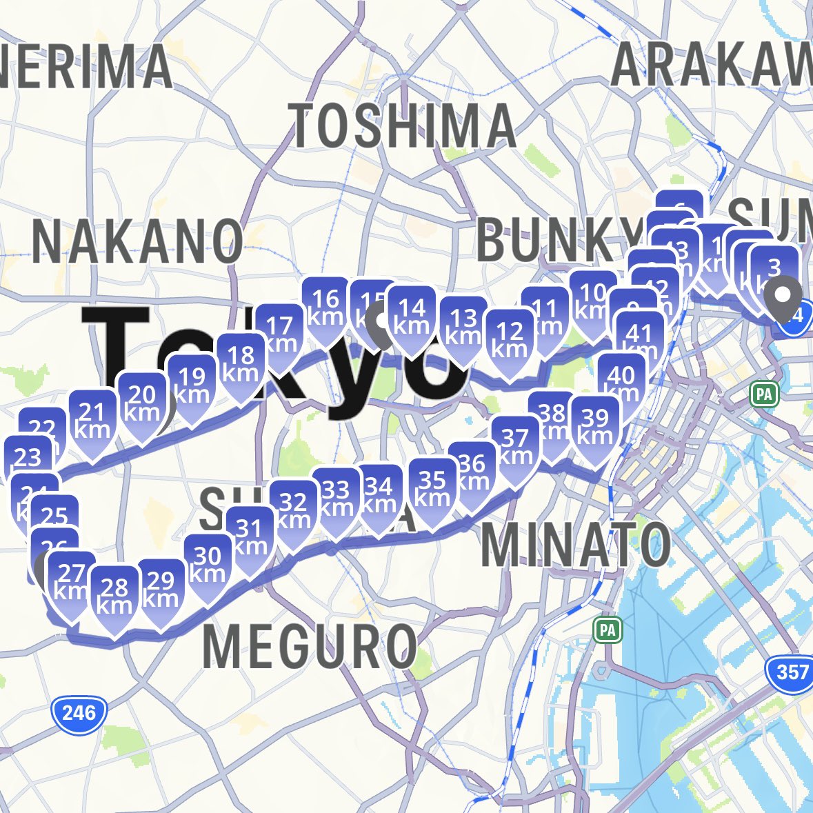 Marathon #224: Tokyo, Japan ///  Swung by the stable to watch the big boys train 👣🇯🇵🌏 #MarathonEarthChallenge  #WorldByFoot
