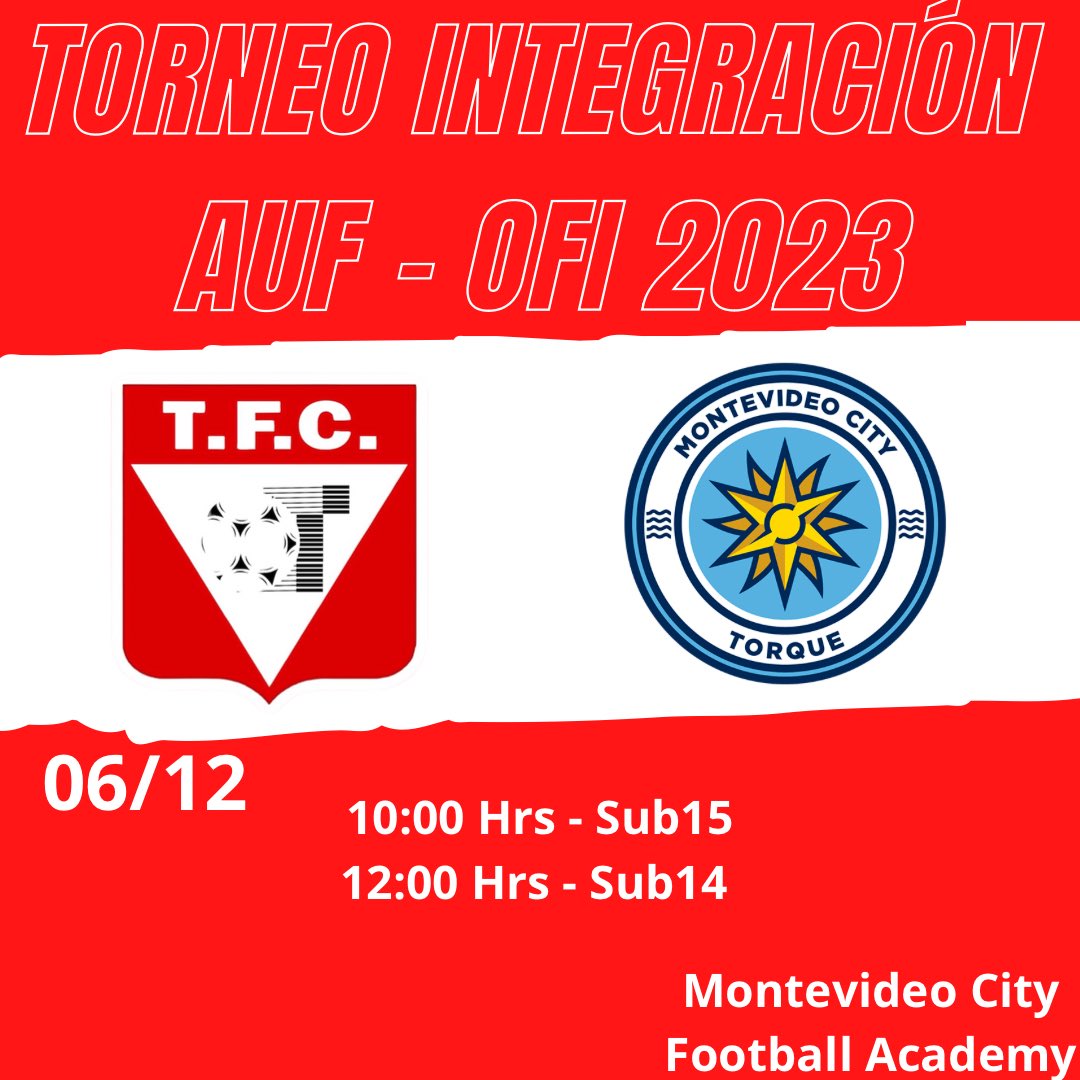 𝓣𝓸𝓻𝓷𝓮𝓸 𝓘𝓷𝓽𝓮𝓰𝓻𝓪𝓬𝓲ó𝓷 𝓐𝓤𝓕 - 𝓞𝓕𝓘 2023

Se jugó una nueva fecha por el 𝗧𝗼𝗿𝗻𝗲𝗼 𝗜𝗻𝘁𝗲𝗴𝗿𝗮𝗰𝗶ó𝗻 𝗔𝗨𝗙 - 𝗢𝗙𝗜 𝟮𝟬𝟮𝟯 en donde #LosZorzales se enfrentaron ante <a href="/MvdCityTorque/">Montevideo City Torque</a> 

#SembrandoFuturo🌱