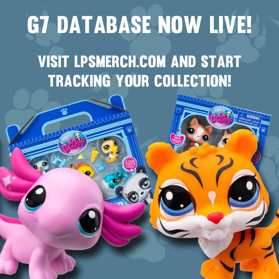 Littlest Pet Shop is back! Basic Fun took over the license from Hasbro and we're days away from the first #LPS G7 releases! Our database update is already live with the first pets to be released - check them out here: lpsmerch.com/g7/