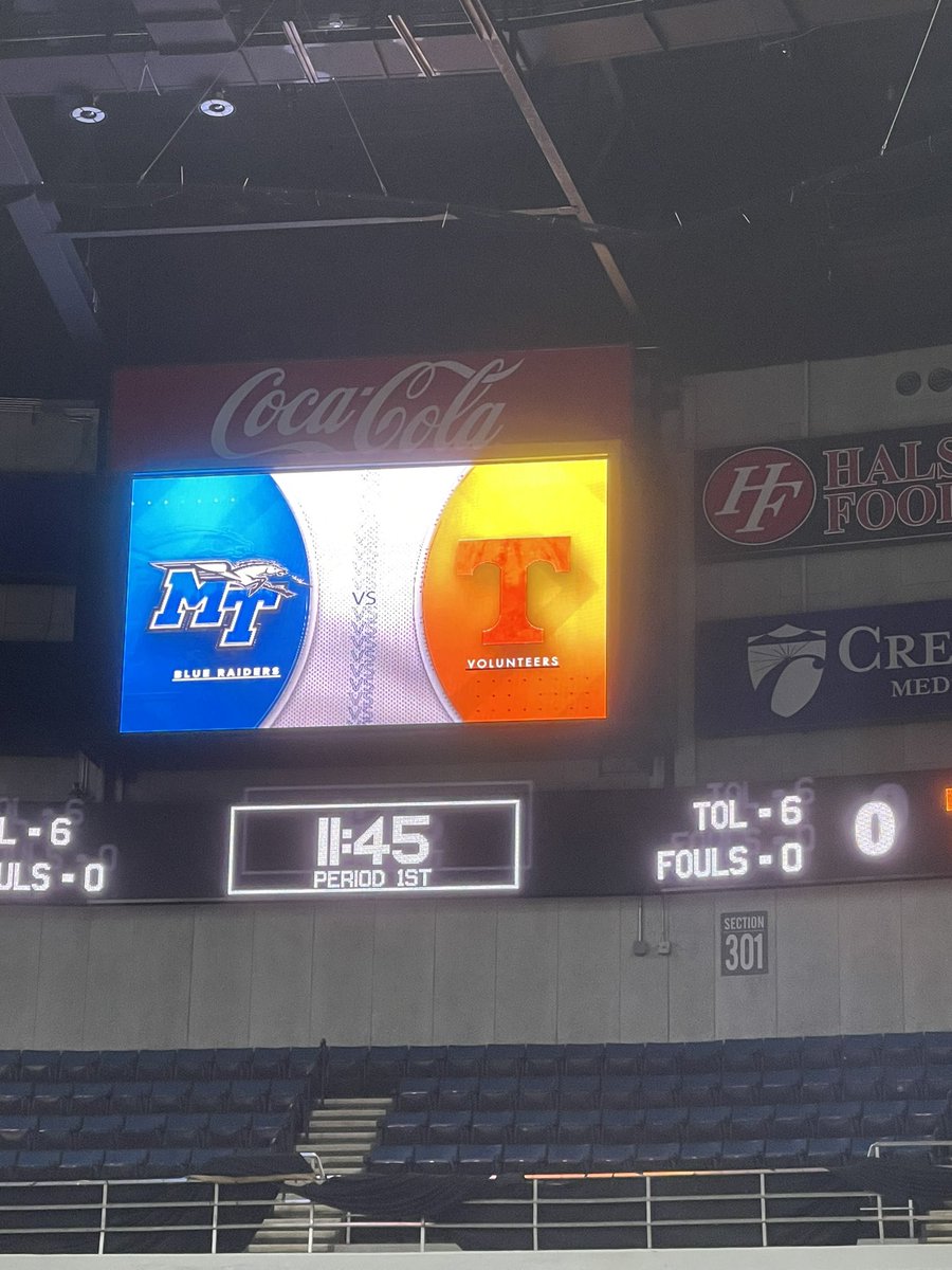 Should be a good one tonight! Excited to be in Huntsville Alabama to call the MTSU Lady Raiders vs the Tennessee Lady Vols. Top off at 6:30 PM on ESPN +