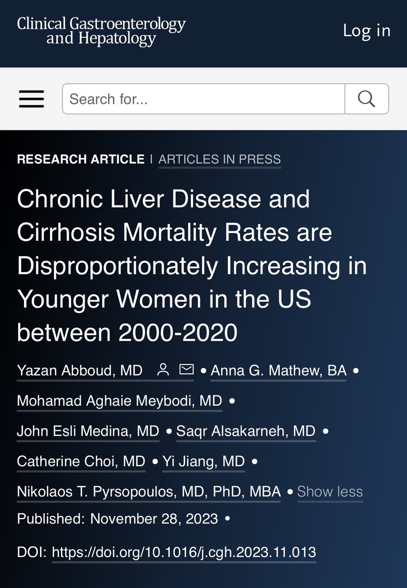 From a 40-page response letter📝 & several presentations at @DDWMeeting & @AmCollegeGastro📊 to a manuscript in @AGA_CGH ✅ Big thanks for Dr. Pyrsopoulos & team @MeybodiMohamad @jemedinam @AbbadiSaqer @catherinechoimd @YIJIANG12560922 @RutgersIMRes @AmerGastroAssn #GiTwitter