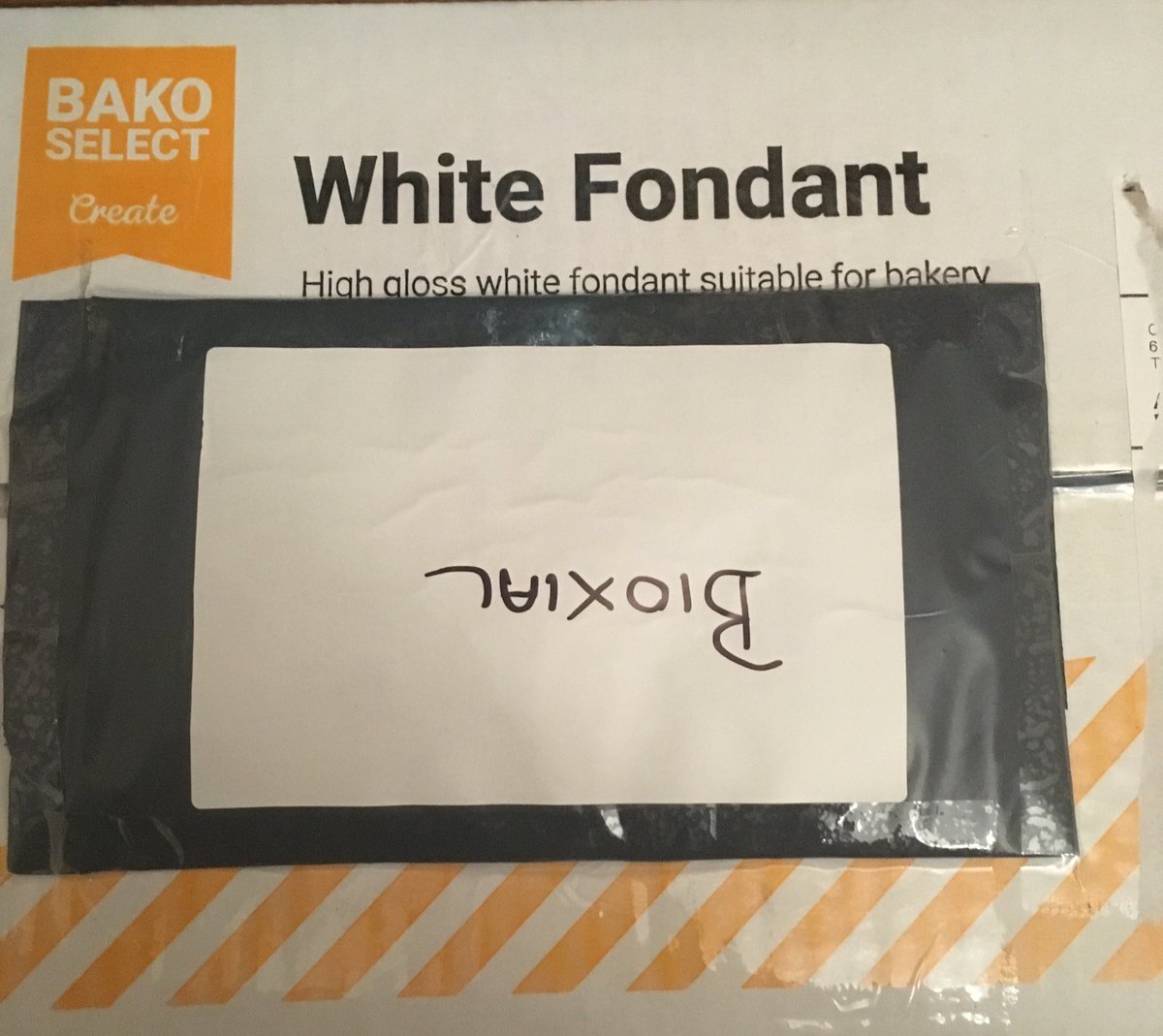 Fondant arrived from Simon! Ready for feeding bees first time in 3 years over winter!