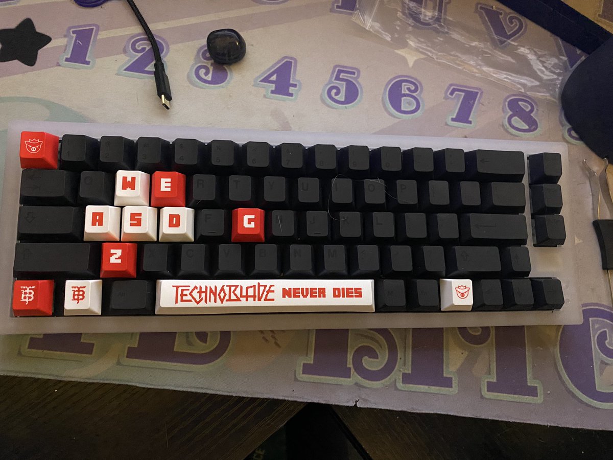 Technoblade Keycaps