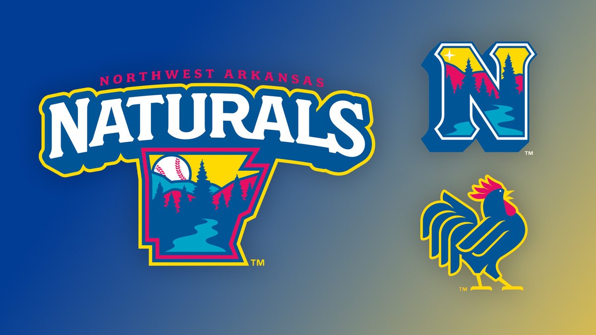MiLB's tweet photo. Take in the fresh air, and enjoy the Northwest Arkansas Naturals' new design!

🐓 https://t.co/0peuPM3ClU https://t.co/fHgtTwtnuQ