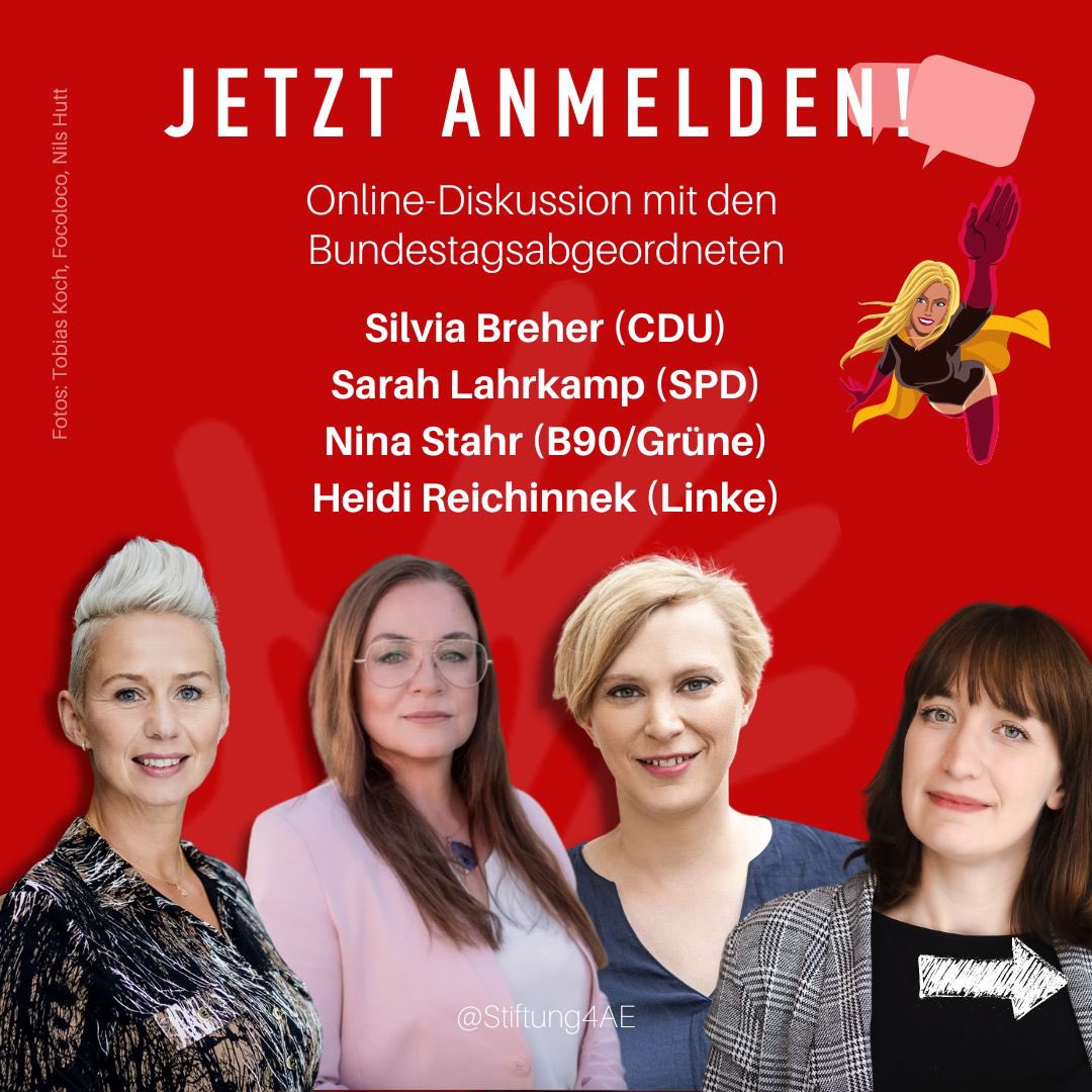 Stiftung4AE's tweet photo. Letzte Chance: Melde Dich jetzt noch schnell zur 4. Held:innen-Debatte #Kindergrundsicherung am Freitag, den 08.12.2023 an!
Wir freuen uns auf die Diskussion mit Euch!

Hier geht‘s zu mehr Informationen und der Anmeldung:
https://t.co/xiWYRxmT6o https://t.co/wFLw1dPkHl