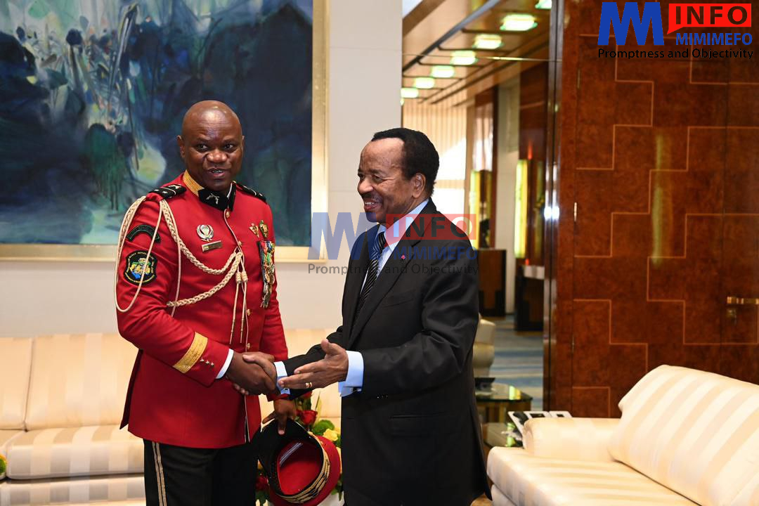 MimiMefoInfo's tweet photo. Les premières images de l'audience entre Brice Clotaire Oligui NGUEMA et Paul Biya ce jour au palais de l'unité à Yaoundé https://t.co/bybXxu5iF8 

 #BriceClotaireOliguiNGUEMA #PaulBiya #Yaoundé #Cameroon #Politics #Leadership #UnityPalace #InternationalRelations #Diplomacy https://t.co/xujGpJNE6J