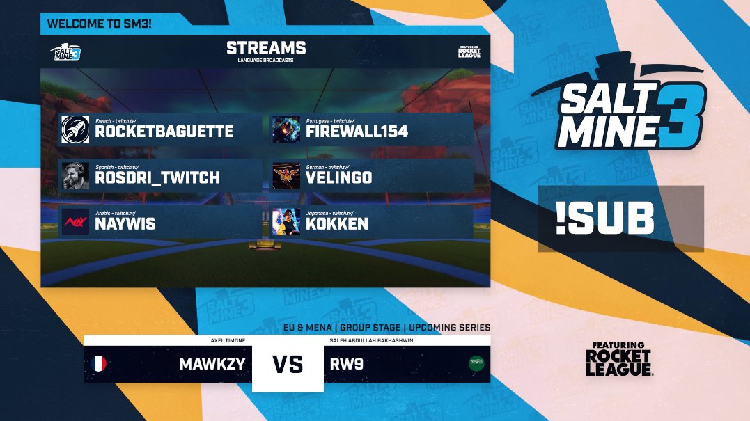 StumpyGoblin's tweet photo. We're live now with more #SaltMine3!

@mawkzy1 vs @Rw9_rl

Come join us on Twitch! https://t.co/bgIGKE2UUy