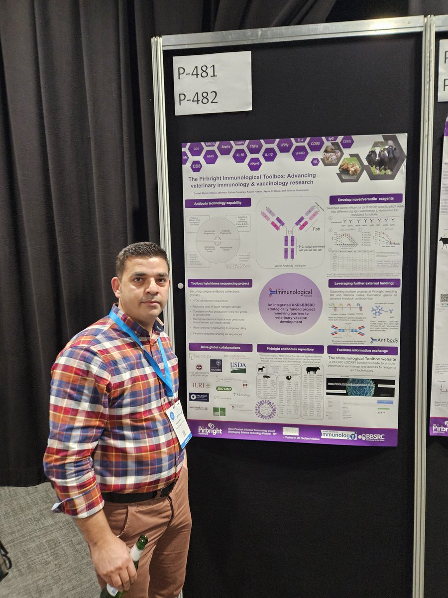 Immunogenetics, TPI (@immunogenetix) on Twitter photo Poster session 2 is go <a href="/bsicongress/">BSI Congress & Events</a> #BSI23. Great to see so many people interested in #fmdv and #antibodies!
<a href="/danishmunir01/">Danish Munir</a> <a href="/MarieDiPlacido2/">Marie Di Placido</a> Poster session 2 is go <a href="/bsicongress/">BSI Congress & Events</a> #BSI23. Great to see so many people interested in #fmdv and #antibodies!
<a href="/danishmunir01/">Danish Munir</a> <a href="/MarieDiPlacido2/">Marie Di Placido</a>