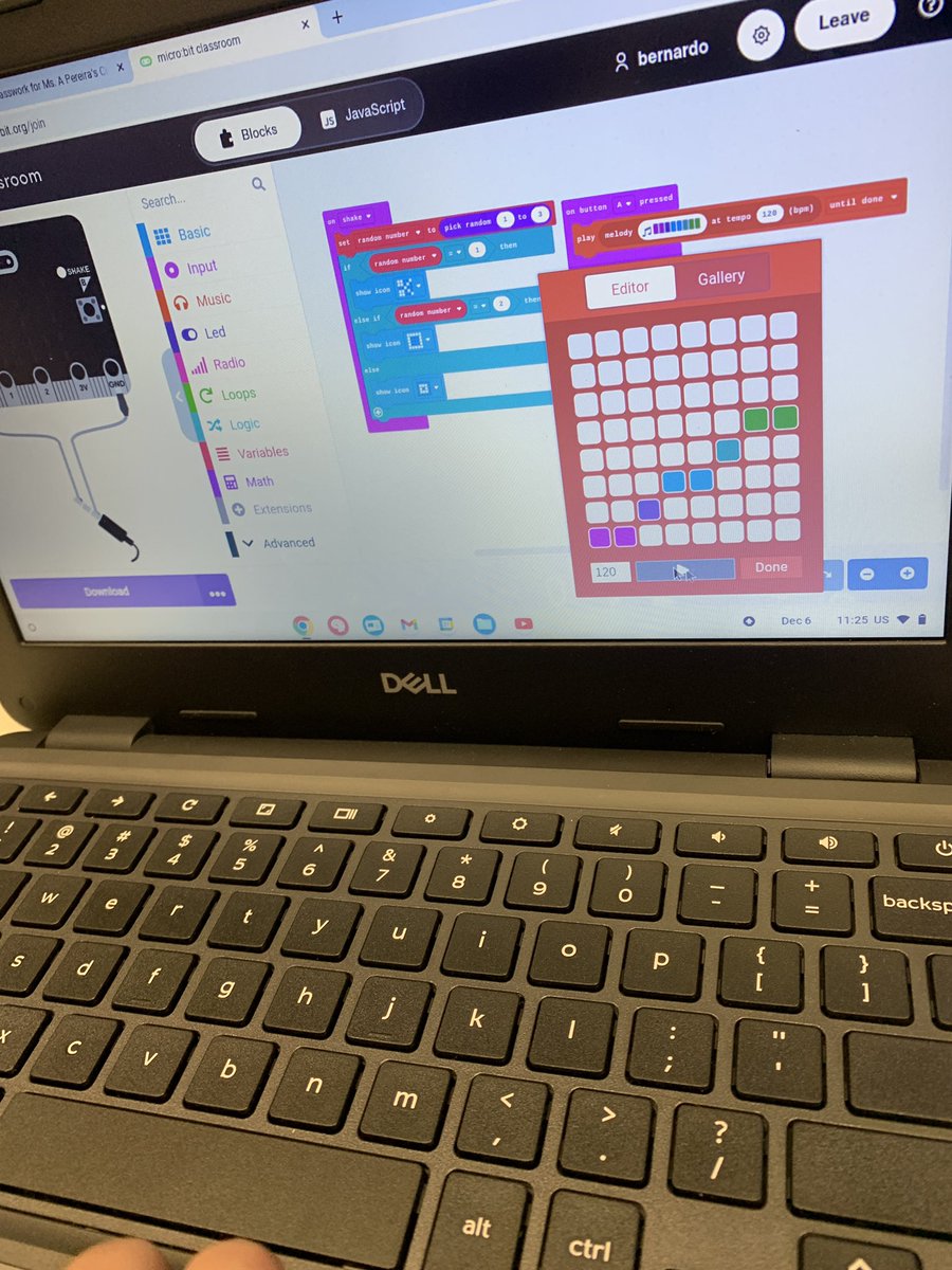 Up next, @Stnichofbari Ss exploring #conditionals with @microbit_edu It’s amazing how quickly students learn to manipulate their #code to make use of sounds and other fun features on the #microbit  @TCDSB #TcdsbCSEdWeek #CSEdWeek #CelebratingProgress