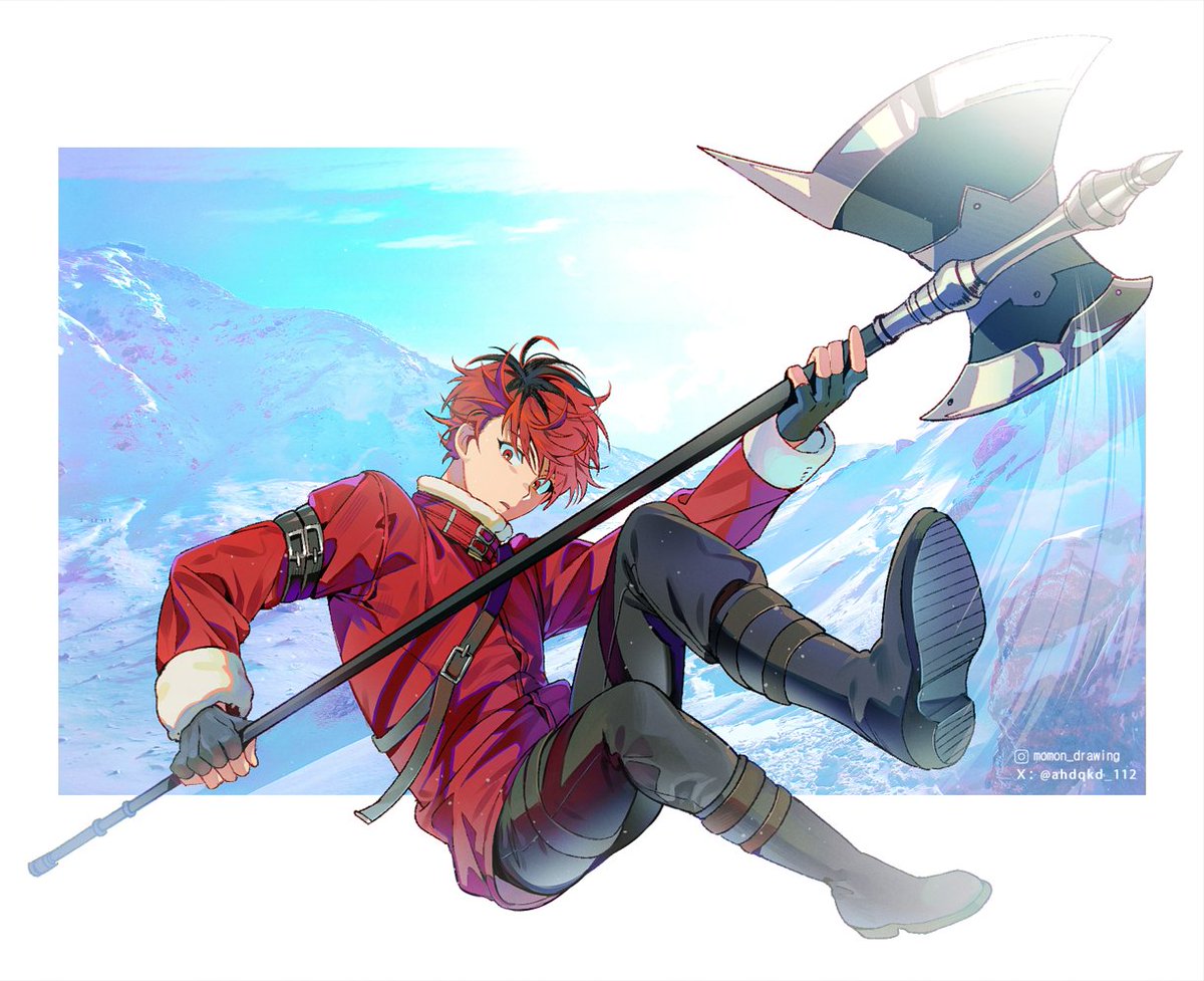 49 シュタルクの冬服が素敵だね⛄️ #100日チャレンジ #葬送の