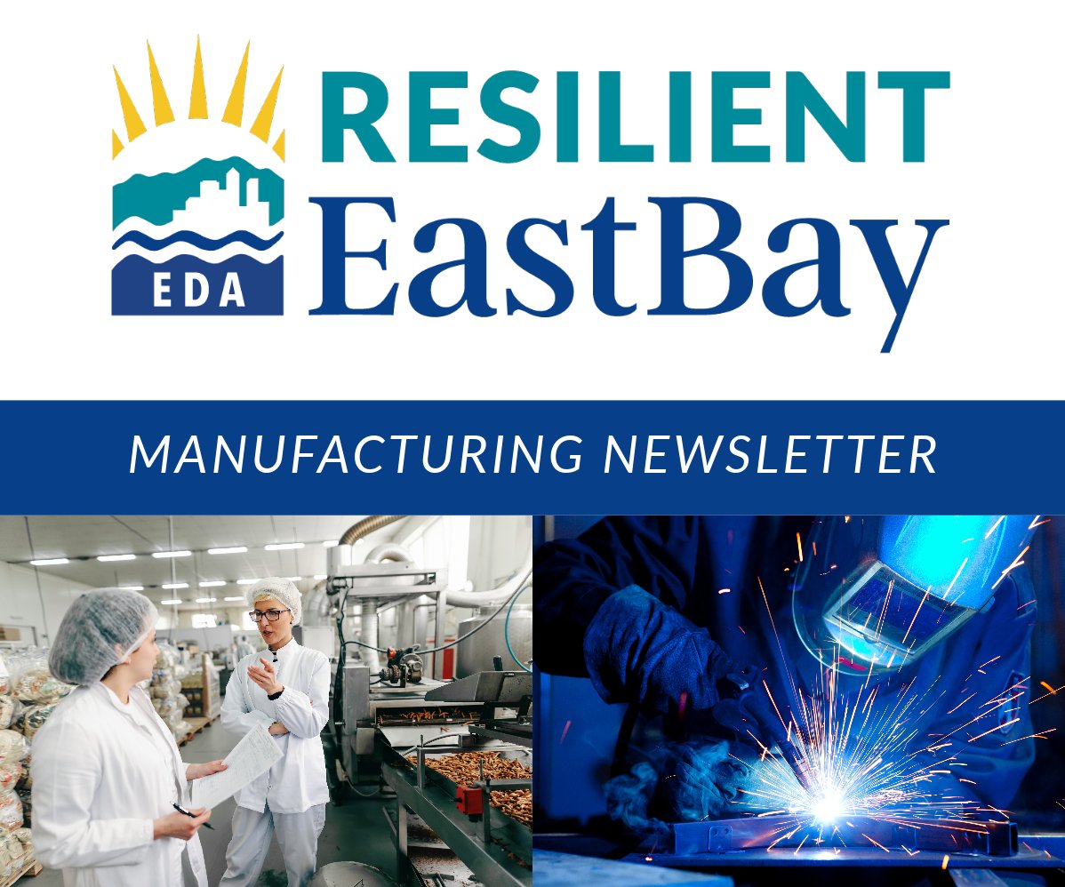 Read #EastBayEDA's final #manufacturing #newsletter for 2023! Features include AMBayArea Summit, CMTC Webinars, #ResilientEastBay, and National #MFG News. Read and subscribe! ➡️ conta.cc/4ajqmph ⚙️
With @MFGUSA @AMBayArea @CMTCSolutions #AlamedaCounty #ContraCostaCounty