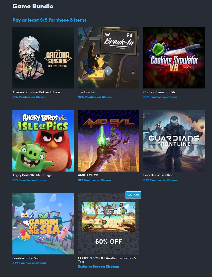 Humble VR Bundle