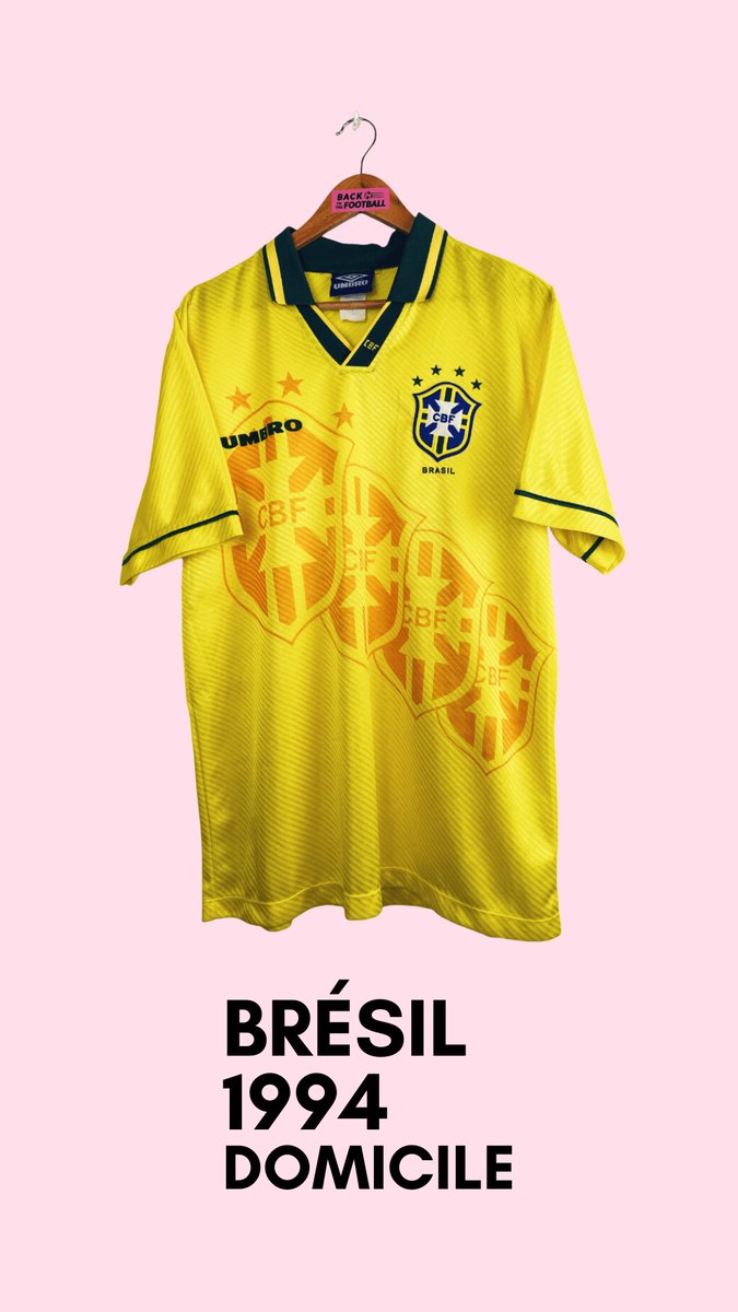 Brésil 1994 🇧🇷
4 étoiles sur le maillot ⭐️
backtothefootball.com/produit/1994-b…