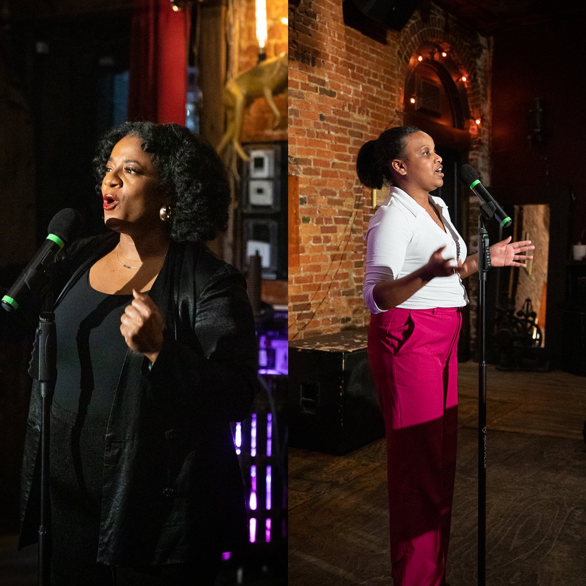 Big Night for MISSION Story Slam 9: Movin' Right Along at @natmechanics Great stories and a nearly-sold-out crowd. @TrenaeNuri of @citycastphilly won the Judges Award for her story and @ZakyaRenee of @CLSphila won her second Crowd Favorite Prize sponsored by @yptcllc