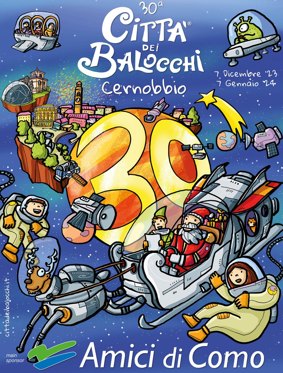 Città dei Balocchi - Cernobbio 
 La kermesse natalizia torna dal 7 dicembre al 7 gennaio a Cernobbio

cittadeibalocchi.it