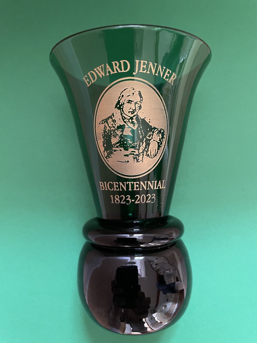 chalkyputterill's tweet photo. New glass made of Bristol Green glass celebrating Edward Jenner a past master of Royal Lodge of Faith and Friendship No 270
In the Province of Gloucestershire https://t.co/VTXDMn5LH9