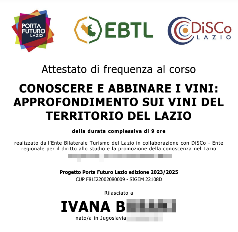 k_rim_inalna's tweet photo. Neko je u novembru završio kurs o uparivanju hrane i vina Lacija, pod okriljem Bilateralne institucije za turizam Lacija (#Ebtl) i Savez italijanskih somelijera (#Fisar). Eto, morala sam da probam sva vina koja mogu da se nađu po Rimu, samo da biste imali bolji #VodičKrozRim https://t.co/OqM1JY02sG