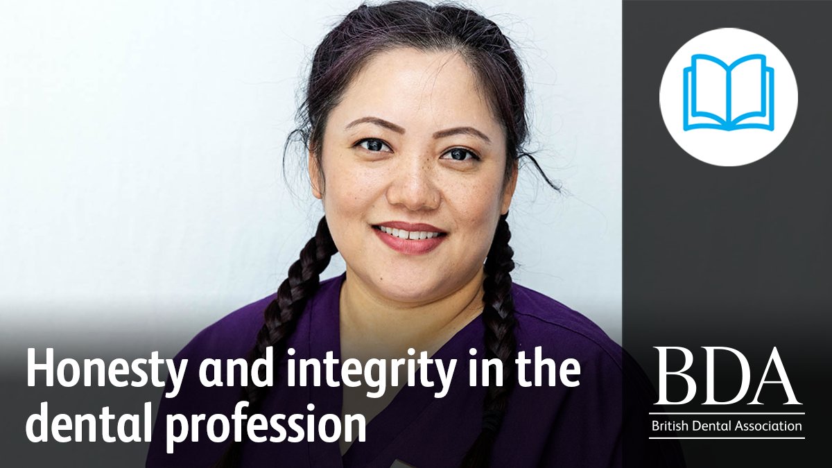 Janine Brooks MBE suggests honesty and integrity are two virtues needed within the dental profession. Read the article from the BDJ In Practice here: go.nature.com/49UbEED