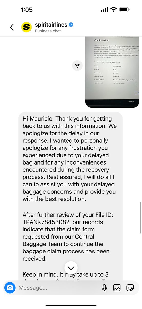 Mao_QF's tweet photo. @SpiritAirlines Les he enviado más de 50 mensajes y siguen sin hacer nada … https://t.co/4vAJm3ZCZi