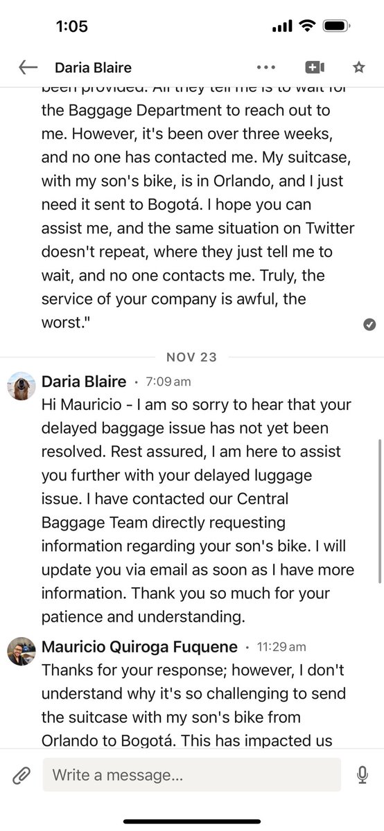 Mao_QF's tweet photo. @SpiritAirlines Les he enviado más de 50 mensajes y siguen sin hacer nada … https://t.co/4vAJm3ZCZi