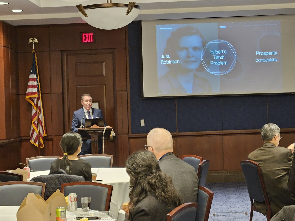 Congressional briefing today on the importance of mathematics to US industry. Hosted by the AMS & @ipam_ucla, Alan Lee, CTO at Analog Devices, will explore the role of #math in technological change and how it enables industry #innovation critical to America’s success.
