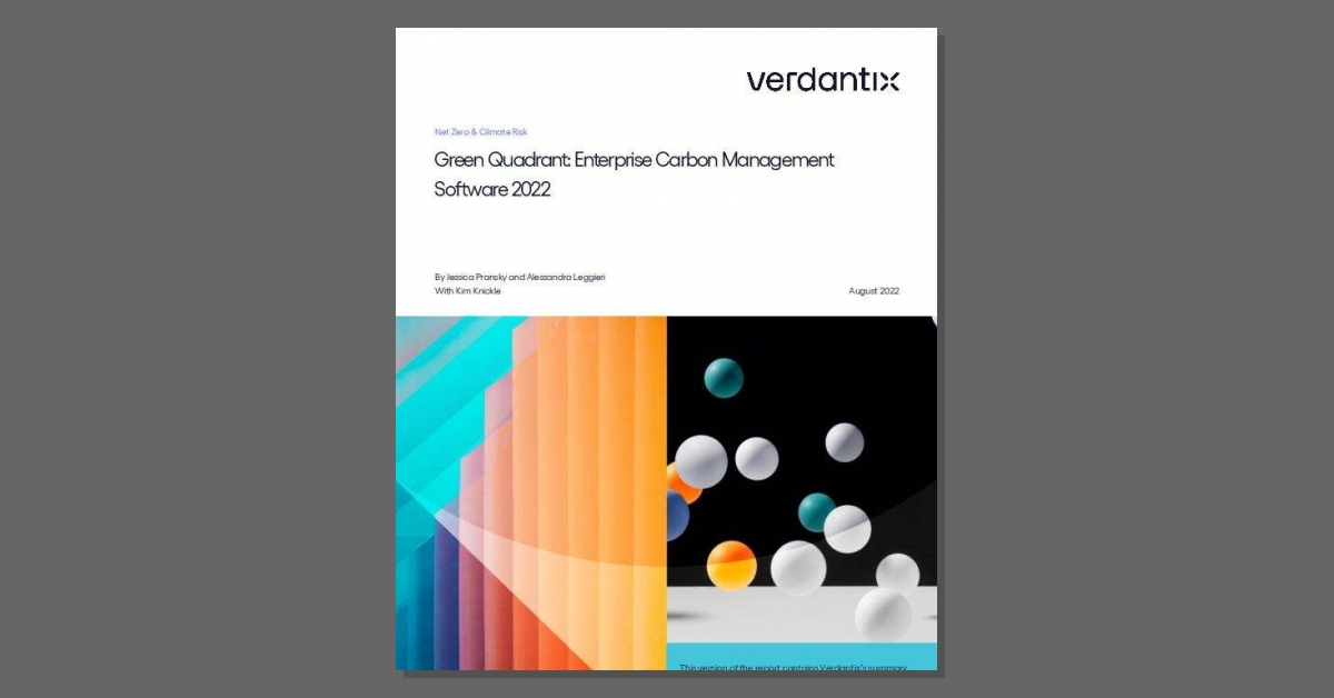 How does @IBM's Environmental Intelligence Suite compare to other carbon management software? The report, 'Verdantix Green Quadrant: Enterprise Carbon Management Software 2022,' provides insight. Get your free copy here👉 stuf.in/bciiui