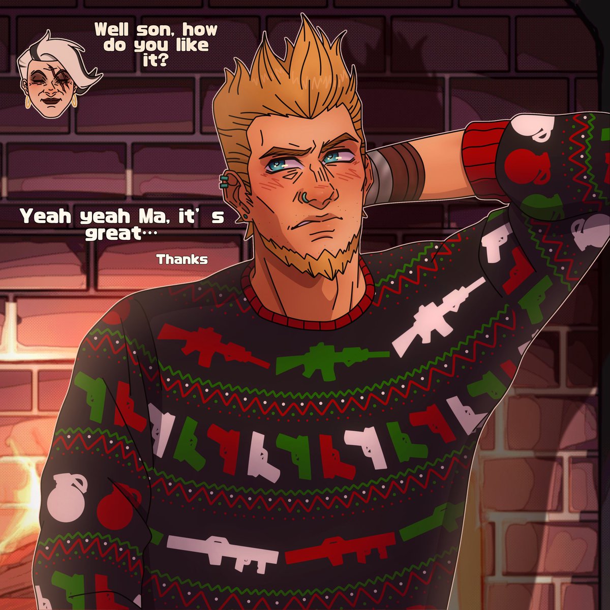SydTird's tweet photo. Christmas August Commission ๐
First time drawing August and Iโm happy how he came out looking!
Wanted to post something for the holidays in December ๐ค
Commission for @mayasweird
#talesfromtheborderlands #tftbl #borderlands #augustborderlands https://t.co/RpuF1WFeyc