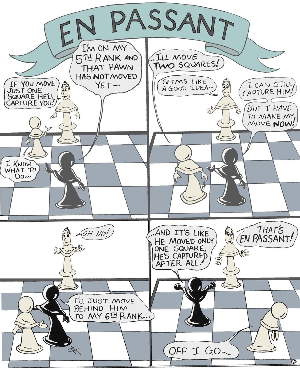 CoachJayChess's tweet image. When life hits you with an unexpected move, just remember: en passant happens, and so does Wednesday. Roll with the punches, checkmate the challenges!
#ChessHumor #PawnChronicles #EnPassantEscapades #StrategicLaughter #CheckmateComedy #chess