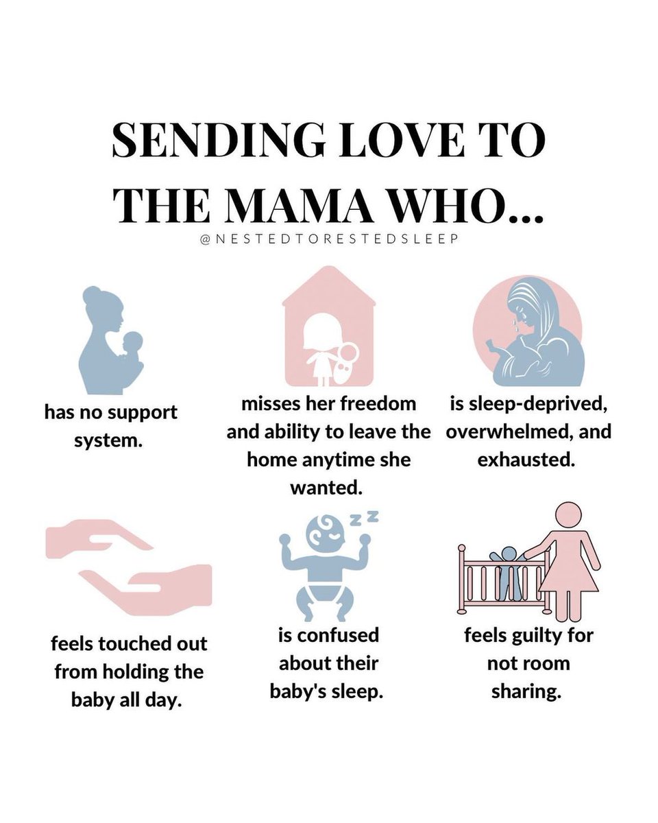 NestedtoRested's tweet image. Sending love to the mama feeling tired, sleep-deprived, overwhelmed, and all the other emotions that come your way in motherhood. 

Share so others can feel the love!