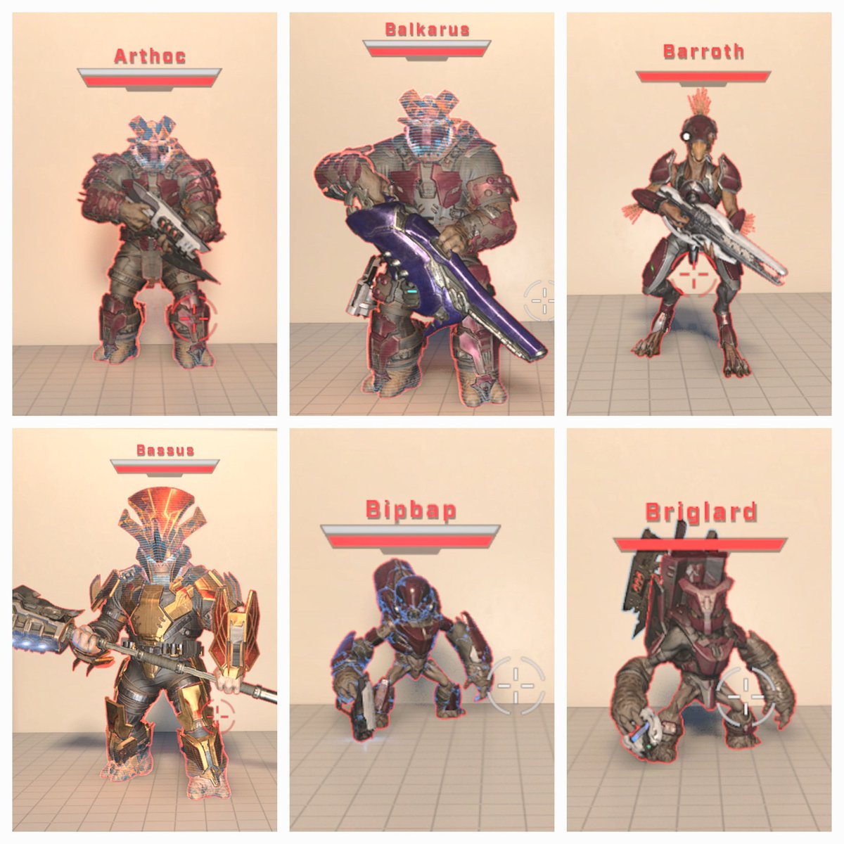legnarime's tweet photo. All the new boses added to Halo Infinite Forge https://t.co/BH4TG5YfE2