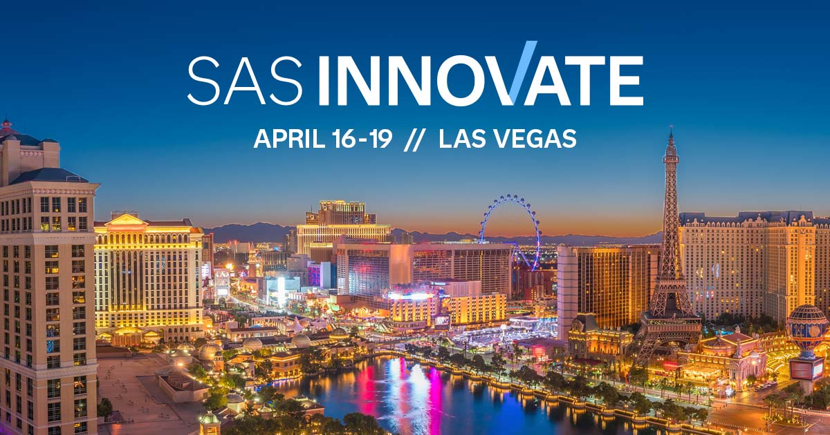 ShahidM19844227's tweet photo. 📢 Registration is now open for SAS Innovate, April 16-19, 2024, ARIA Las Vegas. 🚀 Tailor your experience from executive insights to hands-on workshops.
#SASAnalyticsExplorers #SASAdvocacyProgram https://t.co/YhuGzVjRN5 https://t.co/oihvz14bGa