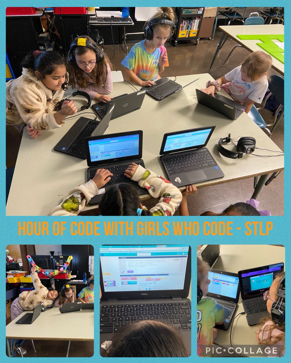 AJennings083's tweet image. Girls Who Code rocked the Hello World @hourofcode activity as global collaborators for @STLPKentucky #TeachCode #JCPSDigIn