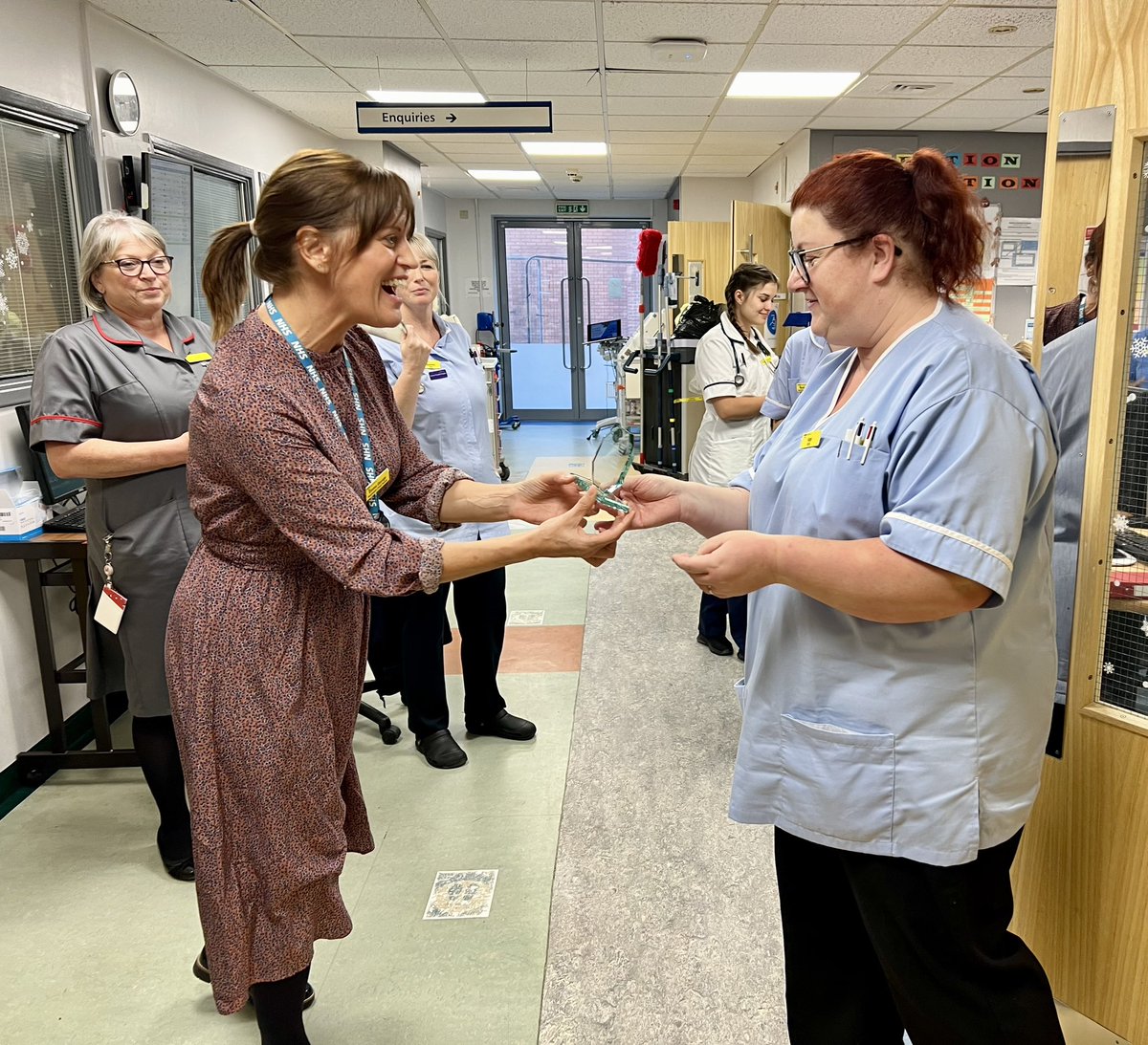 Andy Whitfield Nurse (@nursewhitfield) on Twitter photo Katy getting her award today in recognition of her positive Contribution to Quality Improvement #hca @emmageorge0411 <a href="/MYDeputyCNurses/">Dawn Parkes RN, MSc</a> <a href="/YSTeachingNHS/">York and Scarborough Teaching Hospitals NHS FT</a>
<a href="/Sarahfreer30/">Sarah freer</a> <a href="/Freya1869Oliver/">freyaOli</a> <a href="/AmandaHorrocks6/">Amanda Horrocks</a> <a href="/SamanthaSo83943/">Samantha Soulsby</a> <a href="/ZoeJenn08445397/">Zoe Jennings</a> <a href="/joannesayles/">Joanne Sayles RN/ACP</a> <a href="/Charlenesargea1/">Charlene sargeant</a> <a href="/SartainKj/">#HellomynameisKath</a> Katy getting her award today in recognition of her positive Contribution to Quality Improvement #hca @emmageorge0411 <a href="/MYDeputyCNurses/">Dawn Parkes RN, MSc</a> <a href="/YSTeachingNHS/">York and Scarborough Teaching Hospitals NHS FT</a>
<a href="/Sarahfreer30/">Sarah freer</a> <a href="/Freya1869Oliver/">freyaOli</a> <a href="/AmandaHorrocks6/">Amanda Horrocks</a> <a href="/SamanthaSo83943/">Samantha Soulsby</a> <a href="/ZoeJenn08445397/">Zoe Jennings</a> <a href="/joannesayles/">Joanne Sayles RN/ACP</a> <a href="/Charlenesargea1/">Charlene sargeant</a> <a href="/SartainKj/">#HellomynameisKath</a>