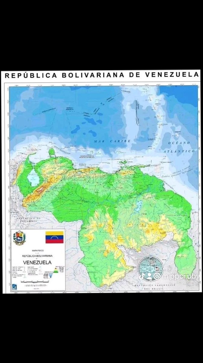 MippciV's tweet photo. Nuevo mapa de Venezuela #VDV #EsequibosiempreNuestro https://t.co/IIAAxV4c0K